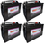 ULTRAPOWER EV27 12V 780 MCA Maintenance-Free Marine Battery (Group 27) - 4 Pack ULTRAPOWER EV27 12V 780 MCA Maintenance-Free Marine Battery (Group 27) - 4 Pack