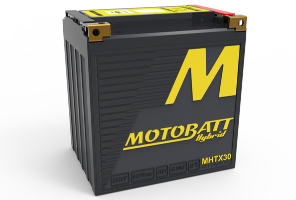 MotoBatt MHTX30 34Ah 650 CCA Hybrid Lithium Powersports Battery replaces YTX30L