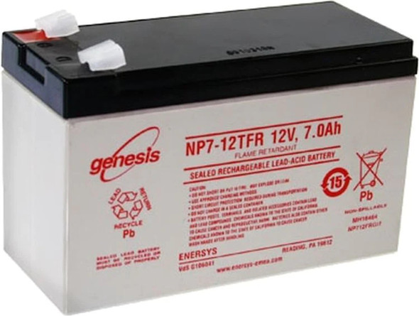 EnerSys Genesis NP7-12TFR 12V 7Ah F2 Flame Retardant SLA Rechargeable Battery