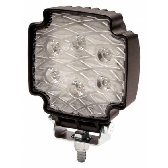 ECCO EW2101 Flood Light - Clear - Square - 1650 Lumens - Single-bolt Mount