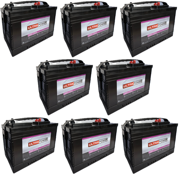 ULTRAPOWER EV27 12V 780 MCA Maintenance-Free Marine Battery (Group 27) - 8 Pack ULTRAPOWER EV27 12V 780 MCA Maintenance-Free Marine Battery (Group 27) - 8 Pack