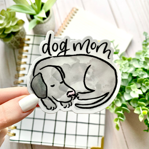 Dog Mom Sticker Dog Mom Sticker