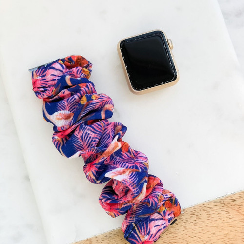 Pink Palm Beach Scrunchie Watch Band