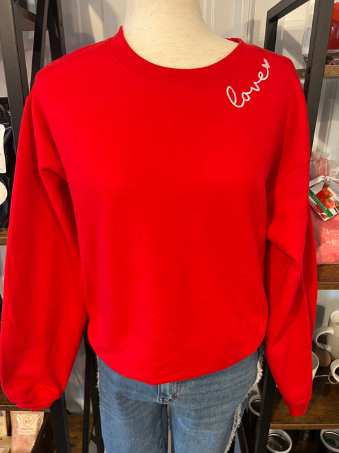 Love Red Crewneck