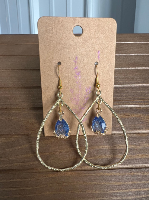 Charmed Sparkle Blue Tear Drops