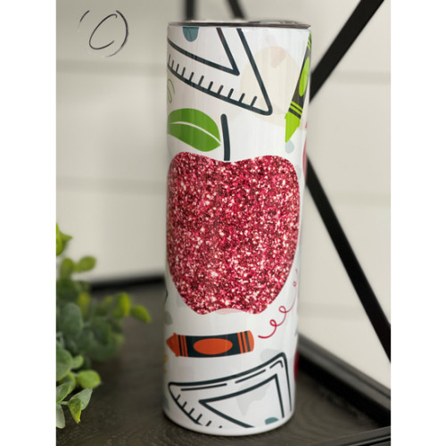 Glitter Apple 20 oz Tumbler Glitter Apple 20 oz Tumbler