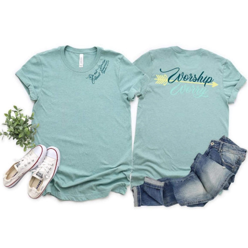 Worship Over Worry Tee Worship Over Worry Tee