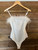 White Feather Body Suit