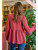Burgundy Swiss Dot Top