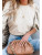 Rhinestone Pearl Puff Sleeve Top