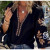 Bohemian Floral V Neck Blouse