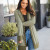 Solid Cleo Olive Snap Cardigan