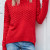 Red Quilted Sweater