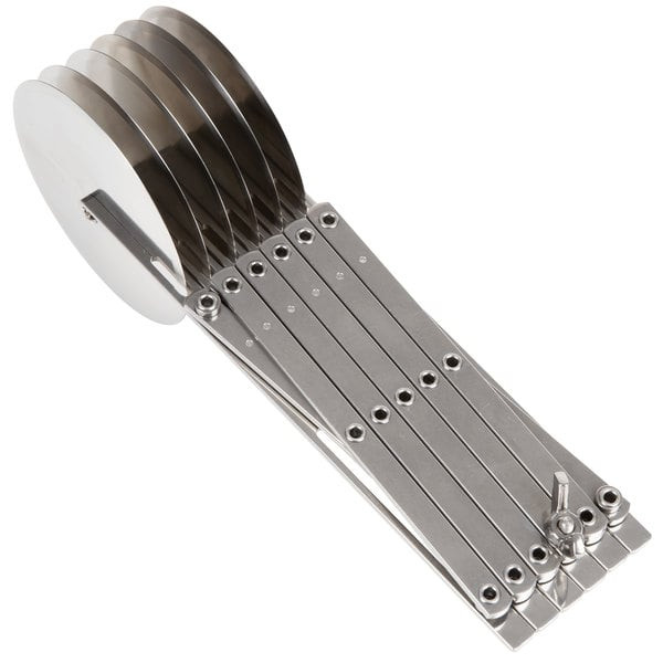 AUGUST THOMSEN | 6 Large Stainless Steel Wheel Pastry Cutter