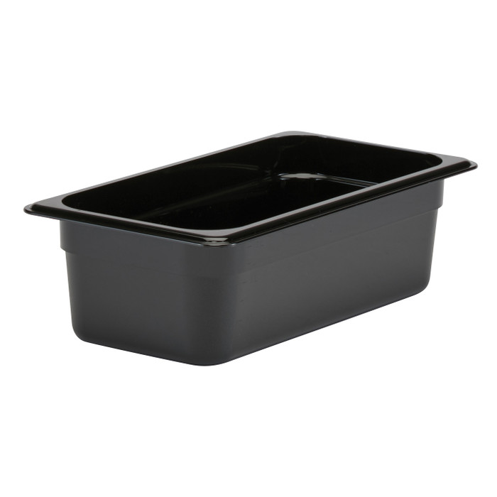 CAMBRO | 1/3 Size 4" Food Container, Black