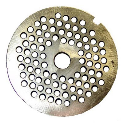 Alfa International | Meat Grinder Plate, Size 22, 3/16 Hole