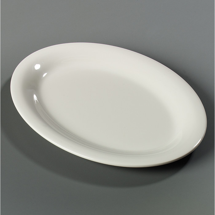 Carlisle | 9-1/2" Oval Platter, Bone