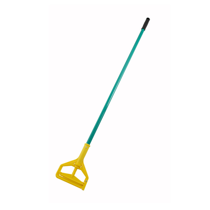 Winco | 57" Metal Mop Handle, Plastic Side Release