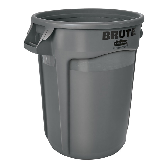 Rubbermaid | 32 gal Trash Can, Gray
