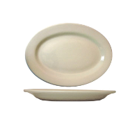 International Tableware | 12-1/2" Oval Platter, American White (Dozen)
