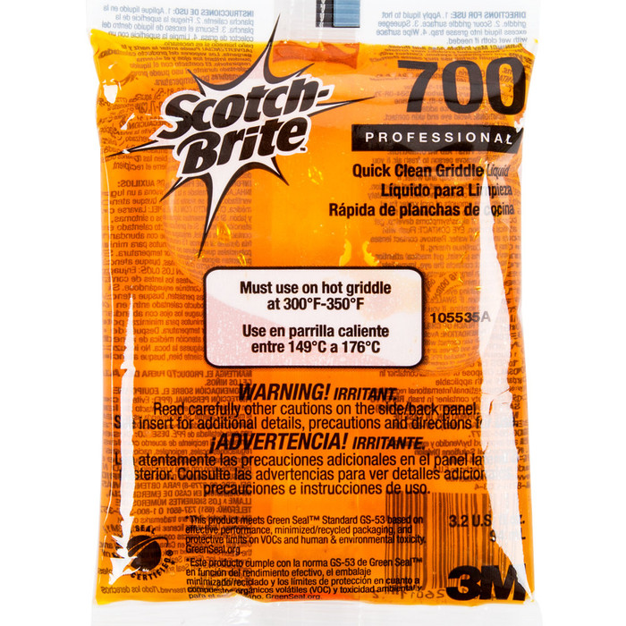 3M | Scotch-Brite, 3.2 oz. Liquid Griddle Quick Clean Packet
