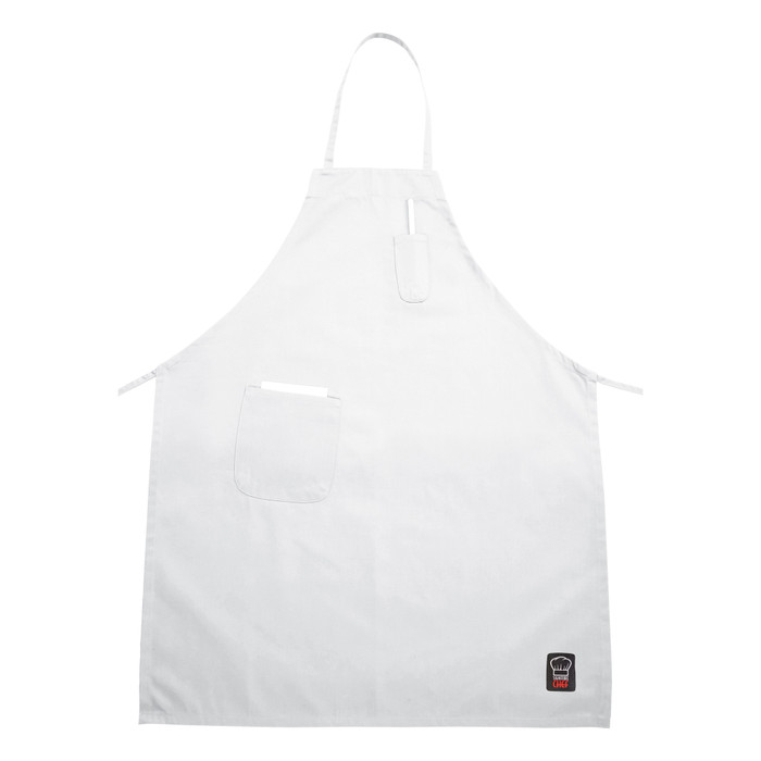 Winco | Bib Apron, White