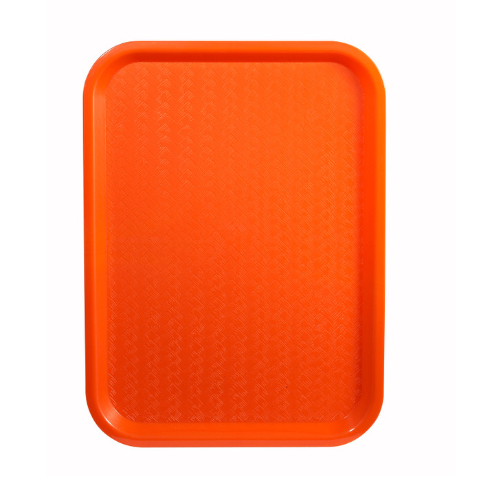 Winco | 10"x14" Food Tray, Orange