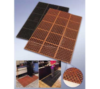 Cactus Mat | 3' x 5'x 7/8"" Floor Mat, Anti-Fatigue, Black