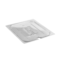 CAMBRO | 1/2 Size Notched Lid, Clear