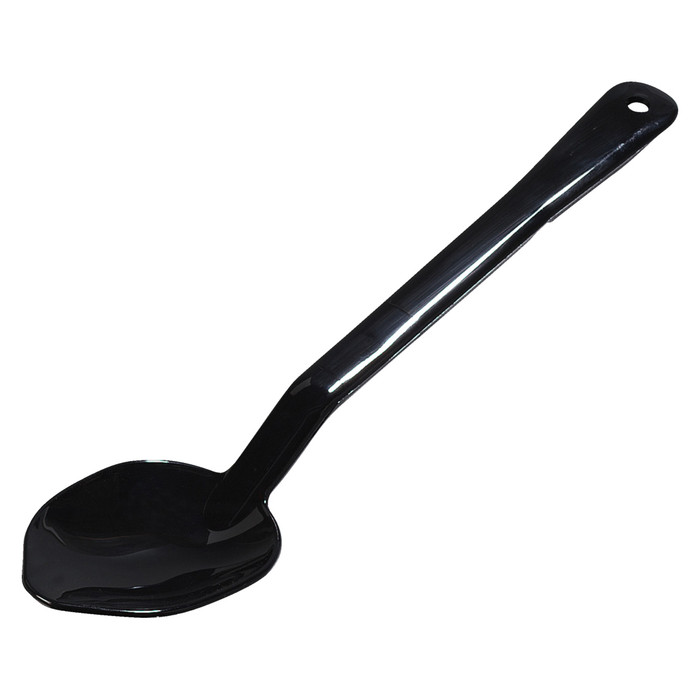 Carlisle | 13" Solid Spoon, Black