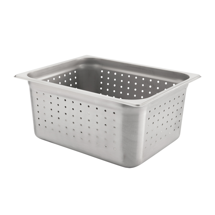 Browne USA | 6" Half Size Steam Table Pan, Perforated