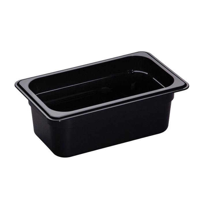 CAMBRO | 1/4 Size 4"H, Food Container, Black