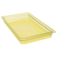 CAMBRO | High Heat, 2-1/2" Food Container, Amber