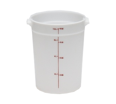 CAMBRO | 8 qt Round Food Container, Clear