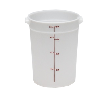 CAMBRO | 8 qt Round Food Container, Clear