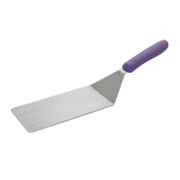 Winco | 8" x 4" Turner with Purple Polypropylene Handle,