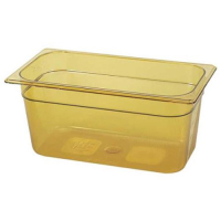 CAMBRO | High Heat, 1/3 Size 6" Food Container, Amber