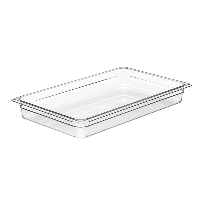 CAMBRO | Full Size 2-1/2"H, Food Container, Clear
