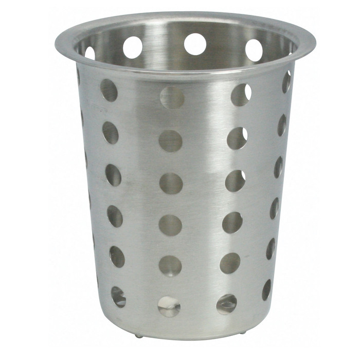 Winco | Flatware cylinder, Perforated, Stainless Steel