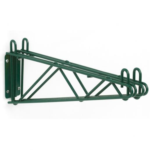 Olympic | 18" Double Wall Shelf Bracket, Green