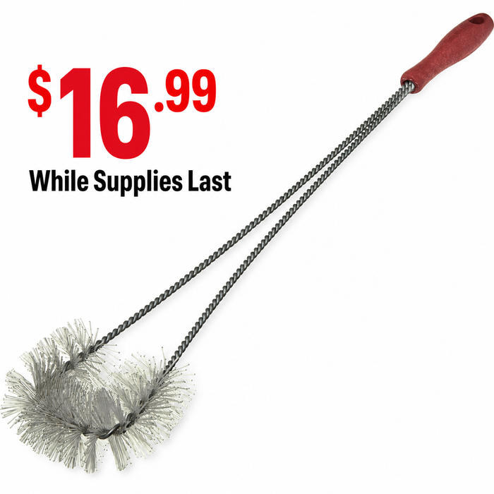 Carlisle | 24" Looped Fryer Brush