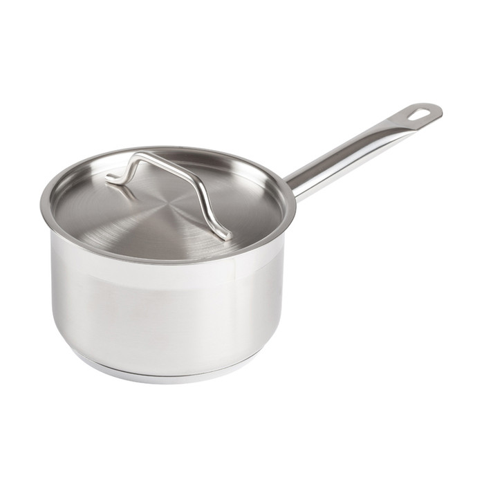 Winco | 2 qt Stainless Steel Saucepan