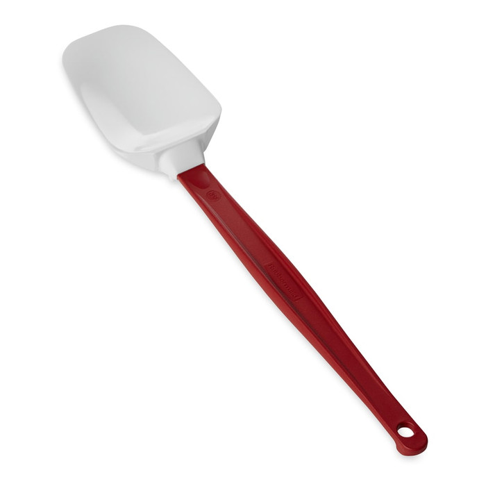 Rubbermaid | 13 1/2" Spoon Scraper Spatula - Red Handle