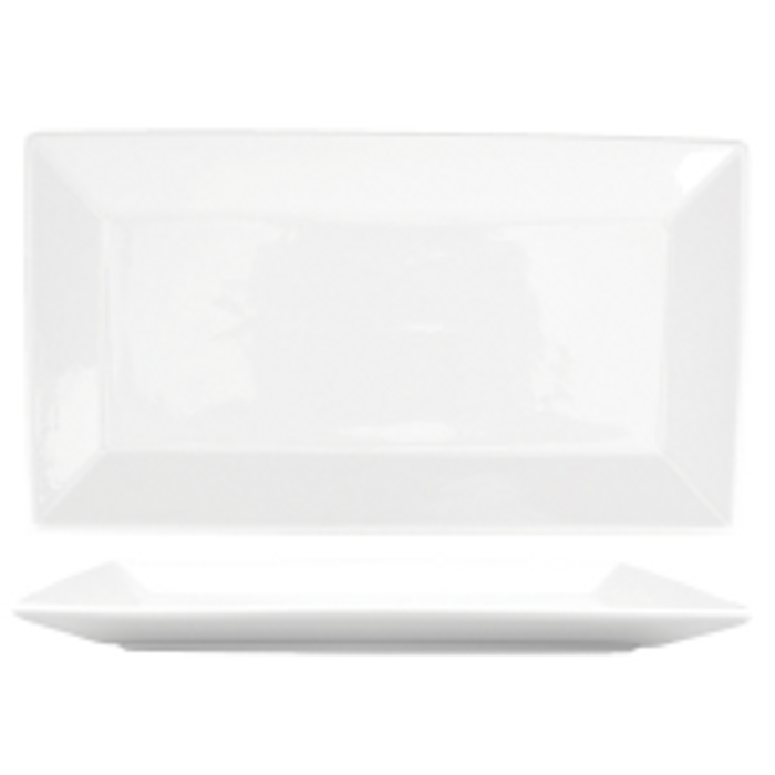International Tableware | 13-1/8" Rectangular Platter, European White