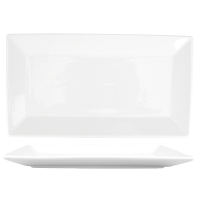 International Tableware | 13-1/8" Rectangular Platter, European White (Dozen)