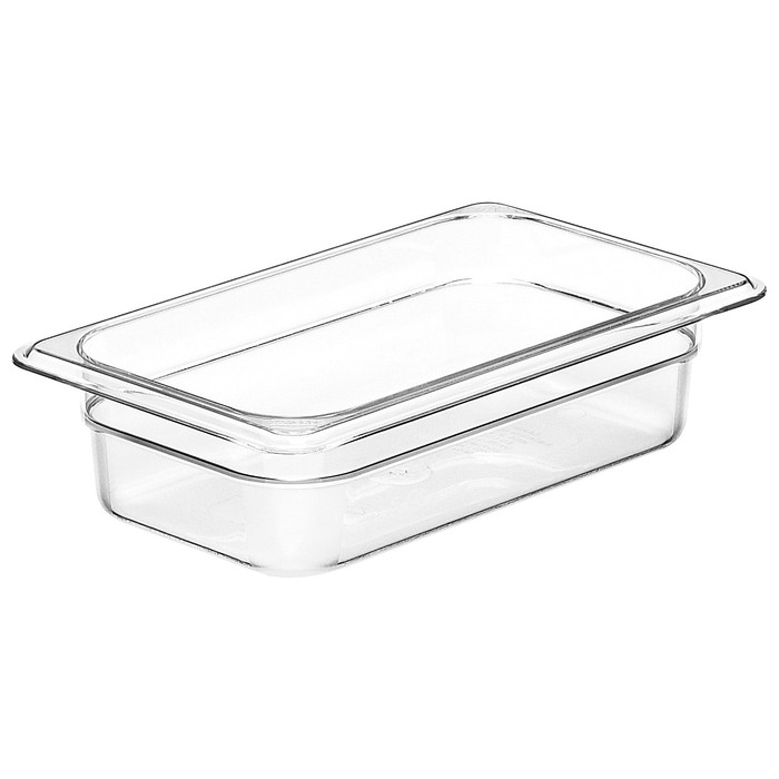 CAMBRO | 1/4 Size 2-1/2"H, Food Container, Clear