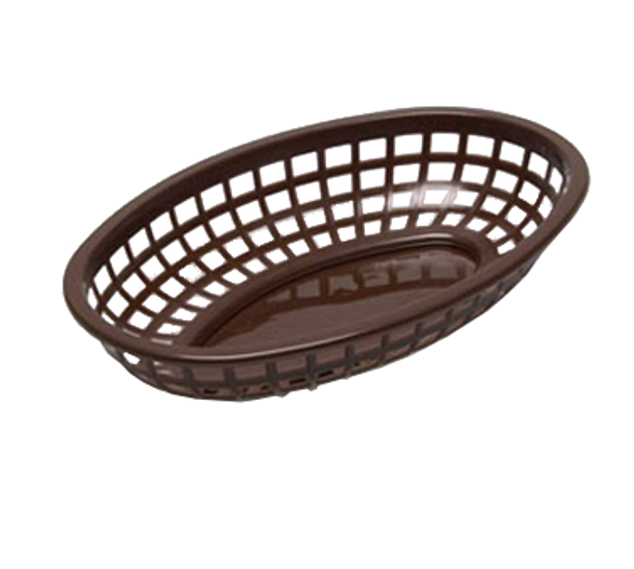 TableCraft | Oval Basket, Brown TableCraft | Oval Basket, Brown