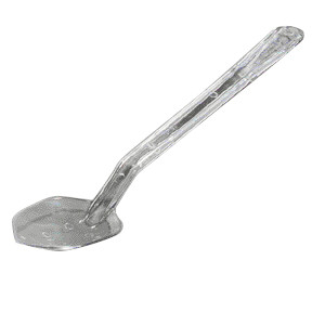 Carlisle | 15" Solid Spoon, Clear