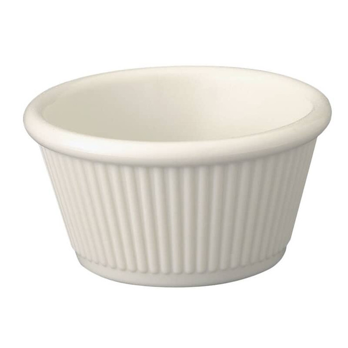 GESSNER | 4 oz Ramekin, Fluted, Bone