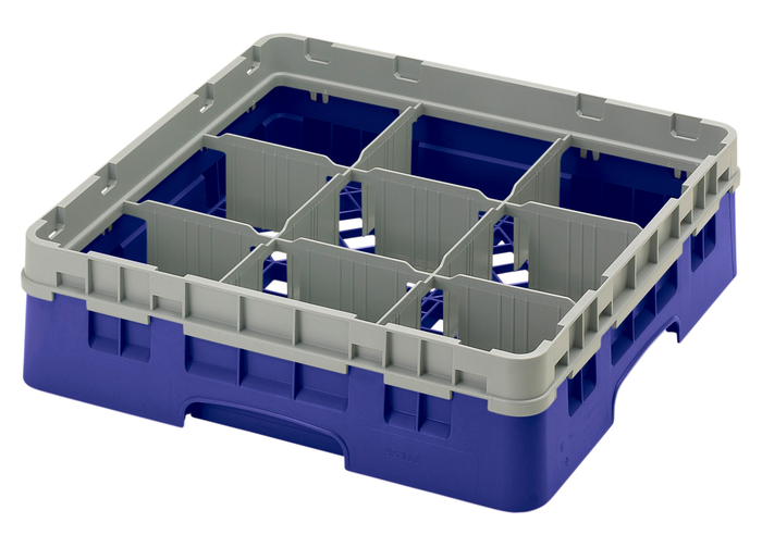 CAMBRO | 9 Compartment , Glass Rack